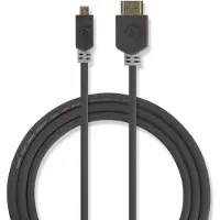 Nedis High Speed HDMI - Micro HDMI kabel 2.0m antraciet