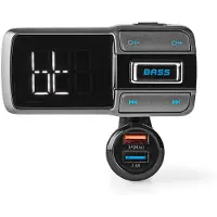Nedis FM-Audiotransmitter Voor Auto | Handsfree Bellen | QC 3.0 / 5.0 V DC / 2.4 A