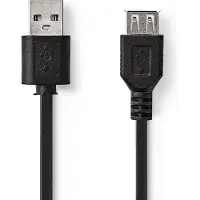 Nedis USB verlengkabel | 2 meter | USB 2.0 (100% koper)