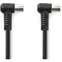 Nedis Coax kabel - IEC male naar IEC female - Haaks