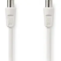 Nedis Coax kabel - - 5 meter (Analoog, Wit)