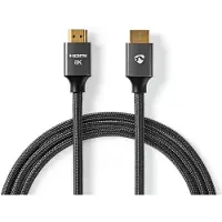 Nedis Premium HDMI kabel - HDMI2.1 (8K 60Hz + HDR) / zwart - 2 meter