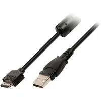Valueline vlcp60806b20 camera data kabel usb 2.0 a male - 12p canon connector male 2,00 m zwart