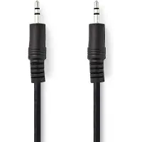 Nedis Stereo-Audiokabel | 3,5 mm Male - 3,5 mm Male | 3,0 m | Zwart Nedis