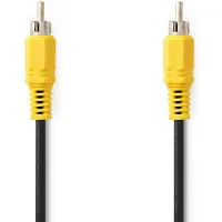Nedis Composiet video kabel | | 5 meter (Tulp naar tulp, Vernikkeld)