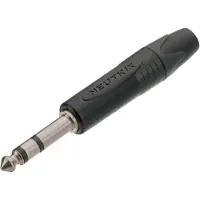 Neutrik 6.35 mm jack connector | M | | NP3X-BAG (Stereo, 3-polig)