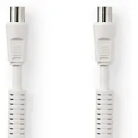 Nedis Coax kabel - - 2 meter (Digitaal, 120 dB, Wit)