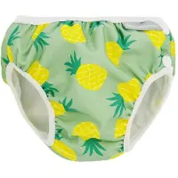 Imsevimse Vimse Groene Ananas - Wasbare Zwemluier - Maat M - Waterbestendig - Hip Design - OEKO-TEX Klasse 1