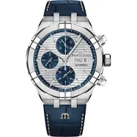Maurice Lacroix Aikon Heren Horloge Blauw AI6038-SS001-131-1