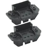 Hager 2x isolatorstuk, universeel, type UZ00Z2, eenvoudig te monteren voor montagebalken en bevestigingsbeugels