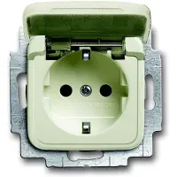 ABB 2CKA002013A5306 Apparaatinzetstuk Aanraakbeveiliging IP20 Parel-wit, Crème-wit
