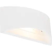 QAZQA Moderne wandlamp wit 20cm met lichteffect - Tum