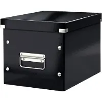 Leitz 6109 cube medium opbergdoos zwart