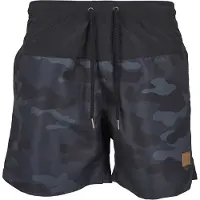Urban Classics Zwemshorts smoky blue / duifblauw / zwart