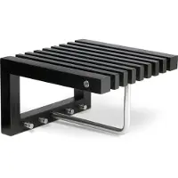 Fritz Hansen Cutter hoedenplank mini zwart geschilderd eikenhout