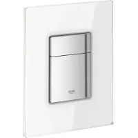 GROHE Skate Cosmopolitan bedieningsplaat tweeknops frontbediening glas Wit