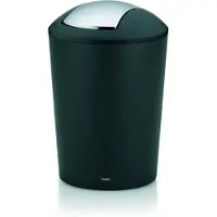 kela Prullenbak Marta Swing 5L Black