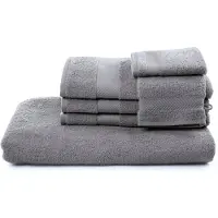 Woodynox Royal Touch badlaken 90x170 cm, slate grey