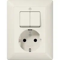 JUNG AS-serie inbouwschakelaar wit - AS5575EU