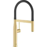 GROHE Keukenmengkraan essence new professionele spray cool sunrise geborsteld