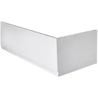 Polysan Plain Voorpaneel 185x59cm, Links