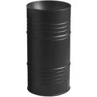 Kerasan Barrel Vrijstaande keramische wastafel 42x90x42cm, (zonder overloopgat), zwart mat