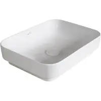 Hak Sott Aqua Inbouwwastafel, 48x42cm, wit