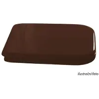 Kerasan Waldorf Softclose toiletbril, walnoot/brons