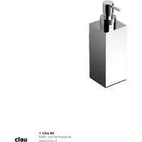 Clou Quadria Zeepdispenser wandmodel Chroom