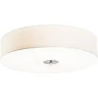 QAZQA Slimme plafondlamp wit 50cm incl. 4 Wifi A60 - Drum Jute