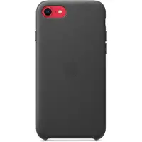 Apple Leather Case for iPhone SE - Black