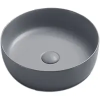 Lambini Designs Color Line ronde waskom 39x12cm lichtgrijs