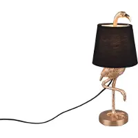 Reality LOLA - Tafellamp - Goud - excl. 1x E14 3,5 W - Snoerschakelaar