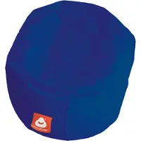 Whoober ronde zitzak "Ibiza" M outdoor kobalt blauw - Wasbaar - Geschikt voor buiten