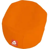 Whoober ronde zitzak "Ibiza" M outdoor oranje - Wasbaar - Geschikt voor buiten