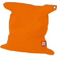 Whoober rechthoek zitzak "St. Tropez" M outdoor oranje - Wasbaar - Geschikt voor buiten