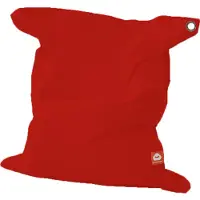 Whoober rechthoek zitzak "St. Tropez" XL outdoor rood - Wasbaar - Geschikt voor buiten