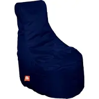 Whoober zitzak stoel "Nice" outdoor marine blauw - Wasbaar - Geschikt voor buiten