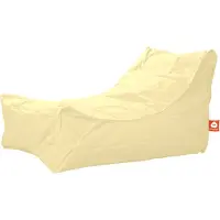 Whoober loungestoel zitzak "Bali" outdoor crème - Wasbaar - Geschikt voor buiten