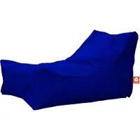 Whoober loungestoel zitzak "Bali" outdoor kobalt blauw - Wasbaar - Geschikt voor buiten
