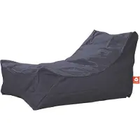 Whoober loungestoel zitzak "Bali" outdoor antraciet - Wasbaar - Geschikt voor buiten