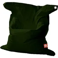 Whoober rechthoek zitzak "St. Tropez" XL outdoor leger groen - Wasbaar - Geschikt voor buiten