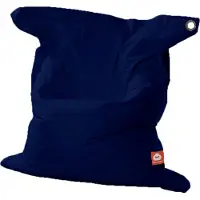 Whoober rechthoek zitzak "St. Tropez" XL outdoor marine blauw - Wasbaar - Geschikt voor buiten