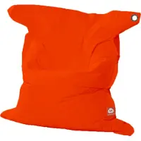 Whoober rechthoek zitzak "St. Tropez" XL outdoor donker oranje - Wasbaar - Geschikt voor buiten
