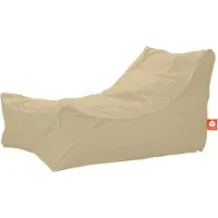 Whoober loungestoel zitzak "Bali" outdoor beige - Wasbaar - Geschikt voor buiten