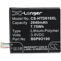 123accu HTC B0P9O100 / 35H00222-00M accu (2040 mAh, huismerk)
