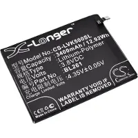 123accu Lenovo BL261 accu (3400 mAh, huismerk)
