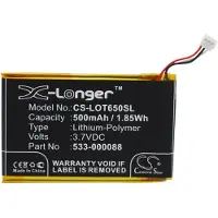 123accu Logitech 533-000088 accu (500 mAh, huismerk)