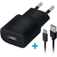 Forever GSM032675, Interne, AC, 1,2 meter, Zwart