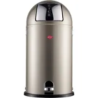 Wesco Kickboy Prullenbak - 40 l - Nieuw Zilver